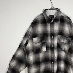 【本日限定】最終値下げ L オンブレチェックシャツ ネルシャツ