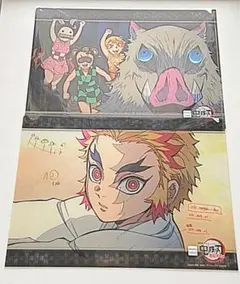 ufotable DINING お楽しみくじ　煉獄杏寿郎　クリアファイルセット