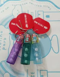 本日発送【タイトー限定】森永ラムネ　ミニボトルキーホルダー全3種類