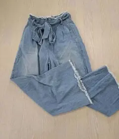 LOWRYS FARM * デニムワイドパンツ