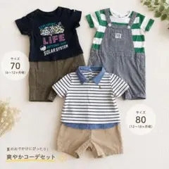 BREEZE b.ROOM GAPロンパース 3点セット 70-80cmのサムネイル