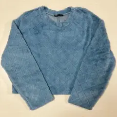 ZARA トップス　ブルー　Mサイズ