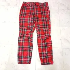 G-STAR RAW ジースターロウ チェック柄 コットンパンツ 26