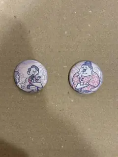 テレ朝夏祭り 有吉 マツコデラックス かりそめ天国 サマステ 缶バッジ 缶バッチ