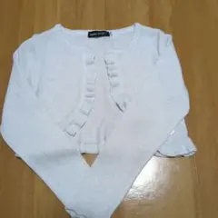 BeBe フリル付き　カーディガン　ボレロ　120