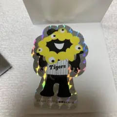 阪神タイガース　ミャクミャク　ホログラムステッカー 万博　黄色
