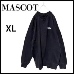 MASCOT マスコットワンポイントスウェット ネイビー XL