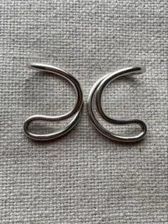 LEMAIRE ドロップピアス 約4cm シルバー - メルカリ