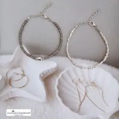 ⍟5141⍟　ビーズブレスレット　2本セット