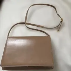 Nina Ricci ベージュ レザー バッグ