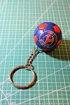 パリ・サンジェルマン サッカーボールキーホルダー ミニチュア 即日発送