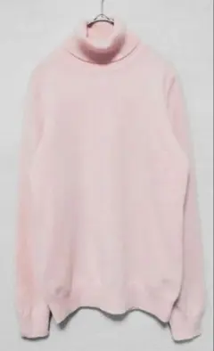 UNIQLO　タートルネックセーター　カシミヤ100%　M ピンク