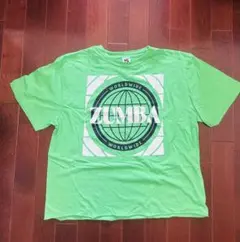 【正規品】ZUMBA ズンバ 半袖 Tシャツ ライトグリーンのサムネイル