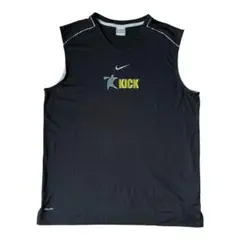 NIKE ナイキ ノースリーブ　00年代タグ　ブラック　黒　L大特価！