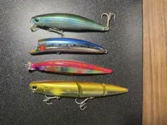 シーバス　ミノー プラグ ルアー 4点セットのサムネイル