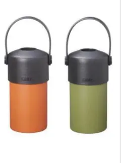 新品未使用CAMPS 保冷温ペットボトルホルダー　オレンジ　グリーン 2個セットのサムネイル