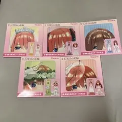 五等分の花嫁　等身大　布　ポスター　5種類　一花　二乃　三玖　四葉　五月