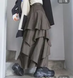 PAGEBOY ティアードMIXスカート