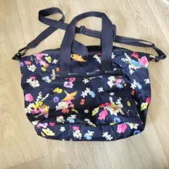 LeSportsac ショルダーバッグ 花柄 刺繍 鈴蘭チェスティデイジーバレー