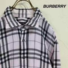 BURBERRY BLACK LABEL ノバチェック ガーゼ シャツ