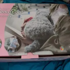 MeowEver 猫型クッション グレー