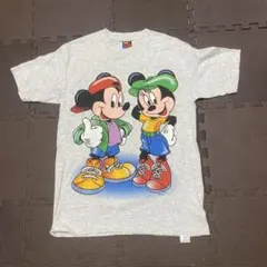 ミッキー・ミニー グラフィックTシャツ Lサイズ