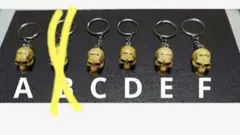 デスソース　スケルトン　キーホルダー 1 個価格　ACDEF4