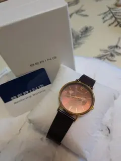 BERING ベーリング　ブラウン　腕時計　レディースのサムネイル