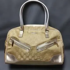 GUCCI GG柄 ハンドバッグ ゴールドのサムネイル