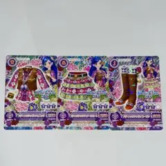 アイカツカード 風沢そら バティックデッサン 3枚セット