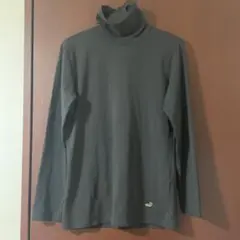 【クロコダイル】天竺 タートルネック プルオーバー チャコール M