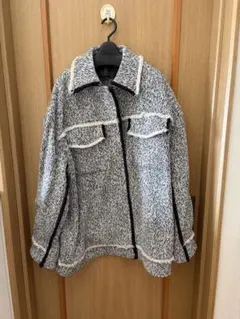 Ameri FRINGE TWEED OVER JACKET