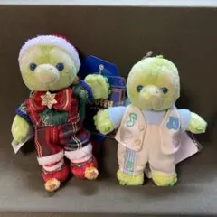 上海ディズニーとディズニーシーのオルメル ぬいぐるみキーチェーン2点