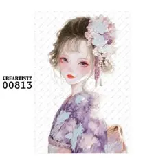 00813 コラージュ素材 12枚 ペーパー/ステッカー CREARTISTZ