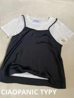 CIAOPANIC TYPY キャミソール付き Tシャツ　レイヤードセットのサムネイル