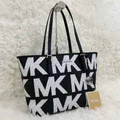 【美品】マイケルコース ロゴ トートバッグ PVC 大容量