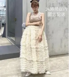 bibiy. DARLENE SHUSHU SKIRT チュールスカート　新品