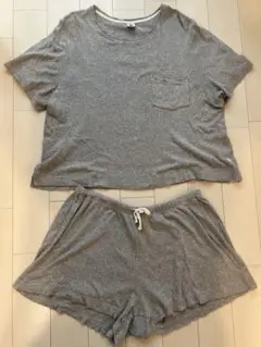 PETIT BATEAU グレー ルームウェア Lサイズ