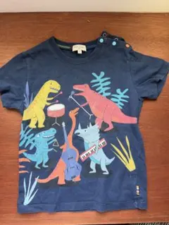 ポールスミスベビー　100cm 恐竜デザイン Tシャツ ネイビーブルー