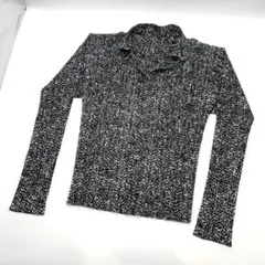 イッセイミヤケ プリーツプリーズ シフォン 絞り 長袖カットソー