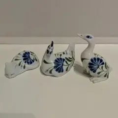 ダンスク セージソング アニマル 猫 ニワトリ アヒル 置物 ミニサイズ