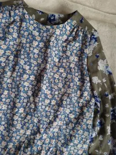 【新品タグ付き】　アルファベッツアルファベット　フラワープリント　ブラウス　F