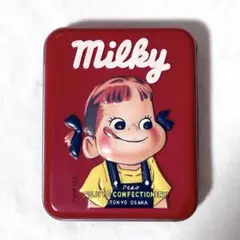 ペコちゃん 不二家 昭和デザイン復刻ミルキー缶 缶ケース 空き缶 昭和レトロのサムネイル