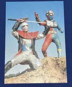 キカイダー01 カード　147 キカイダー01 VS ワルダー グリコ