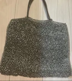 ANTEPRIMAアンテプリマシルバー ワイヤーバッグ　26x30