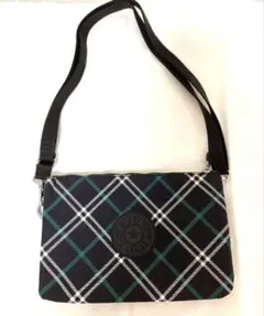 kipling チェック柄ショルダーバッグ