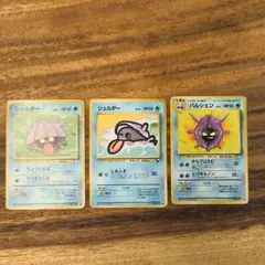 【旧裏】ポケモンカード 3枚セット シェルダー パルシェン　サザンアイランド限定のサムネイル