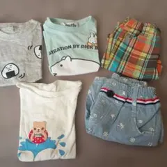Tシャツ　ハーフパンツ　5点セット