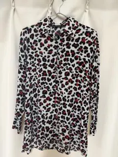 ZARA BASIC レオパード柄 長袖シャツ