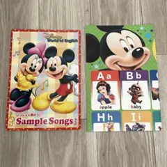 Disney English ABCソングブックお風呂用ポスター セット